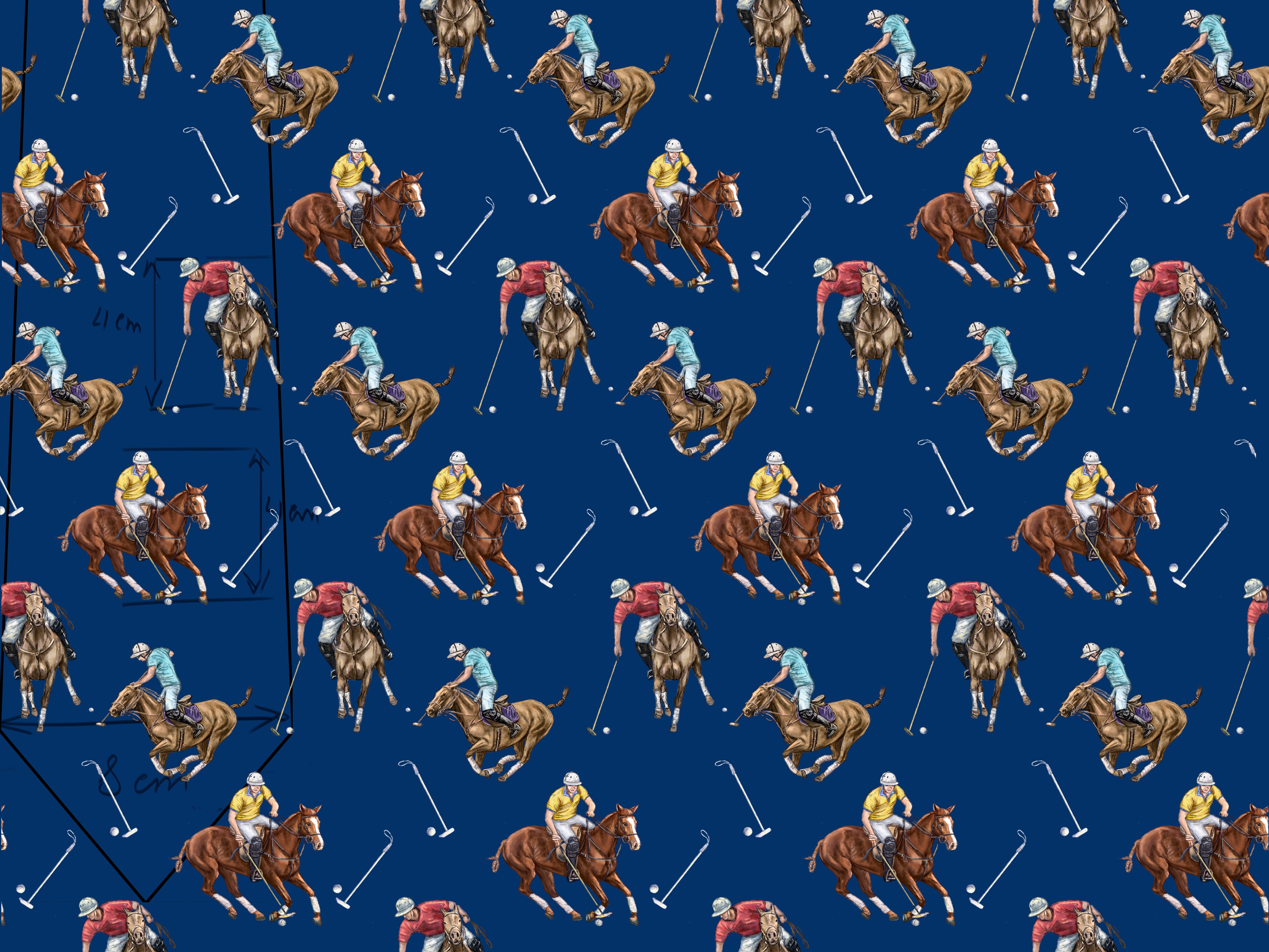 Gentlemen Horse Polo Ties