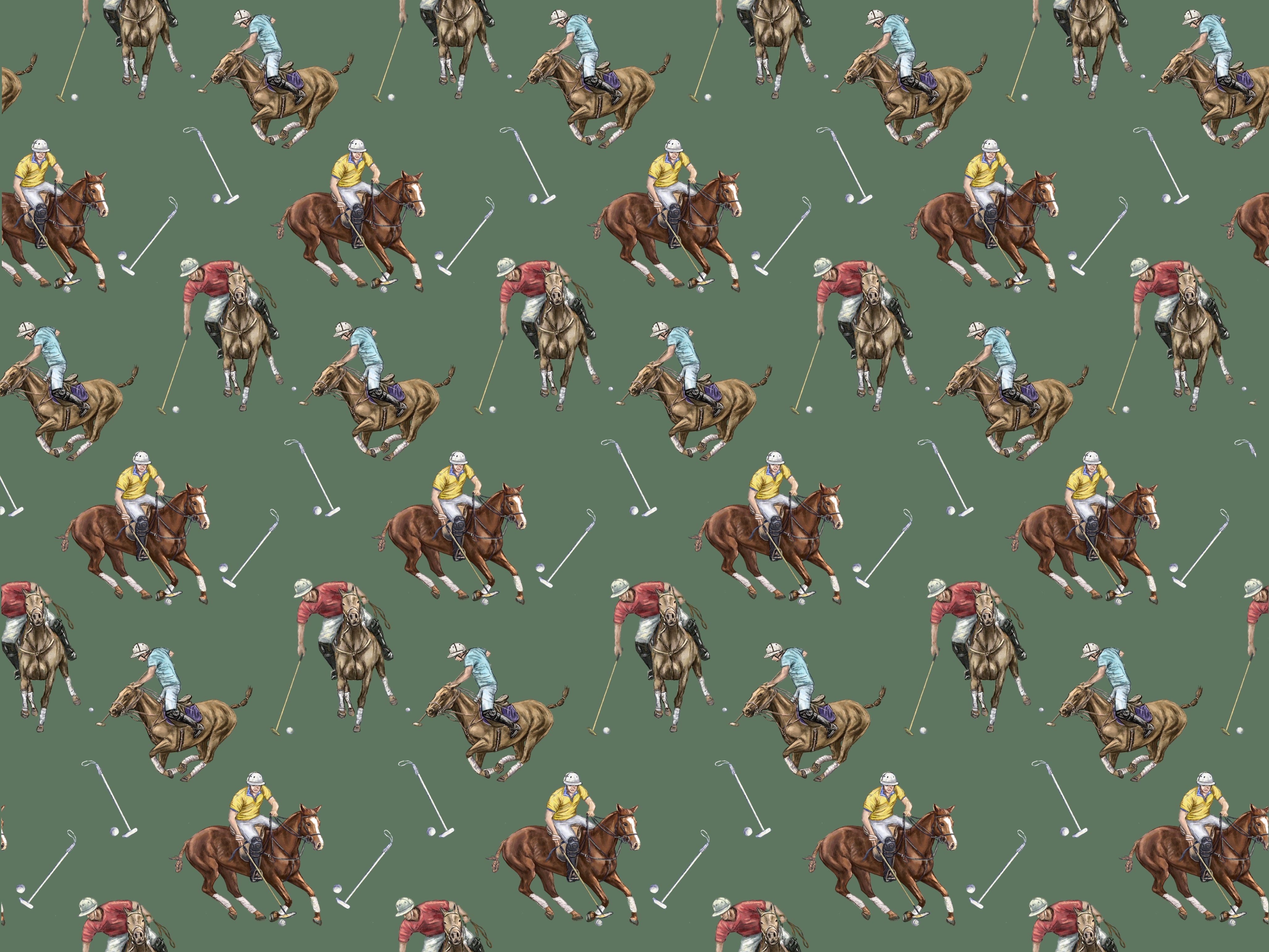 Gentlemen Horse Polo Ties